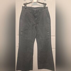 American Eagle Outfitters Women's Dark Gray/Green Cargo Pants